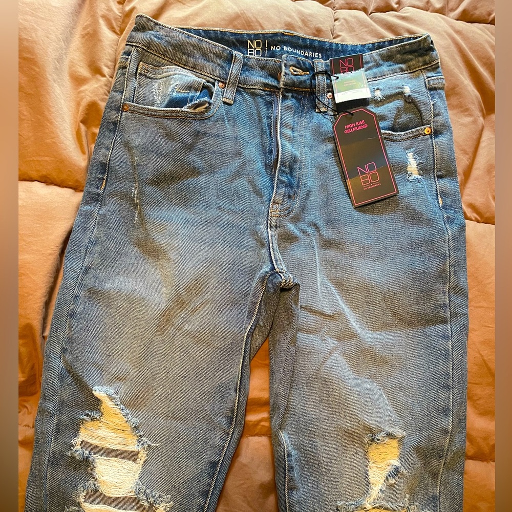 High Rise Girlfriend Jeans